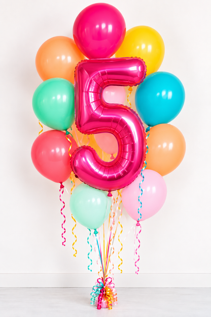 Design Your Birthday • The Candles • Double Digit Helium Bouquet TO GO