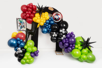 22" Lightning Bolt BLACK  • Mylar Balloon